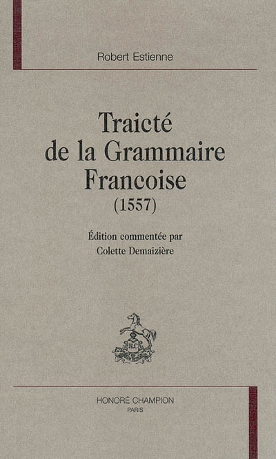Traicté de la grammaire françoise (1557)