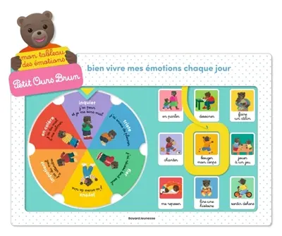 Petit ours brun : mon tableau des émotions