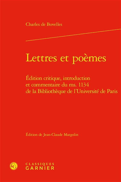 Lettres et poèmes : édition...