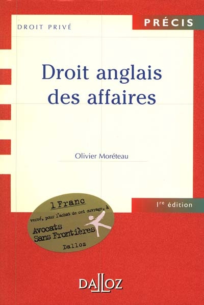 Droit anglais des affaires