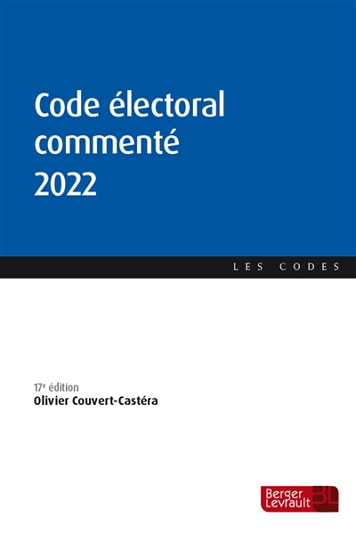 Code électoral commenté 2022