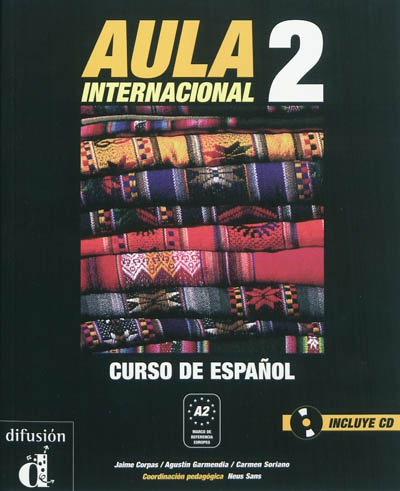 Aula internacional 2 : curso de espanol, A2 : libro del alumno