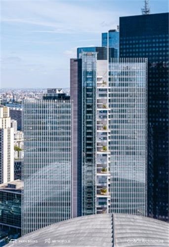 Cro&Co Architecture La hauteur habitable : Tour Trinity Paris La Défense