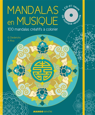 Mandalas en musique : 100 mandalas créatifs à colorier
