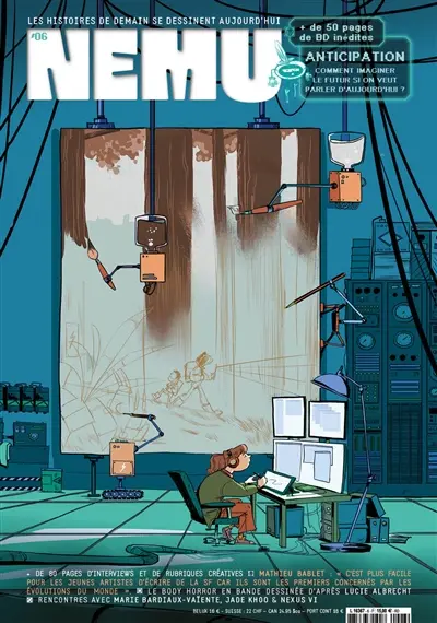 Nemu : le magazine qui lance une nouvelle génération d'artistes, n° 6. Anticipation : comment imaginer le futur si on veut parler d'aujourd'hui ?