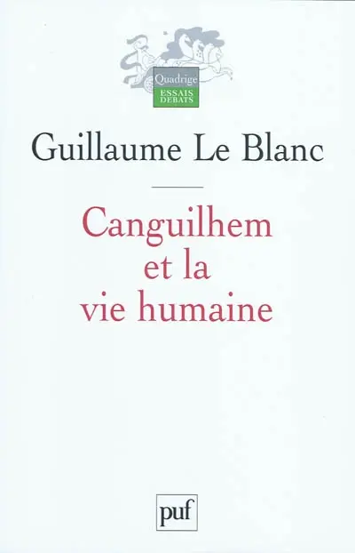 Canguilhem et la vie humaine