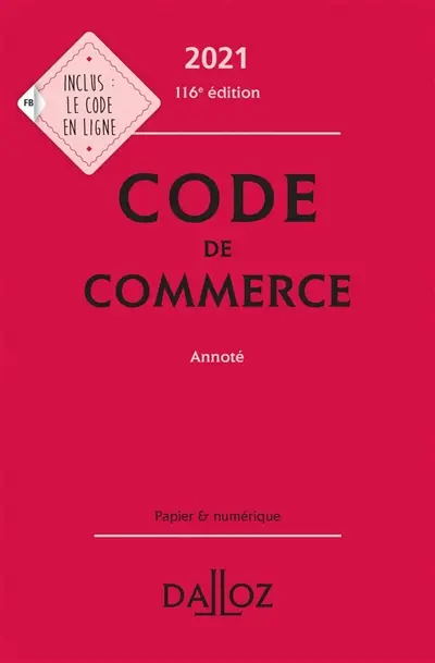 Code de commerce 2021