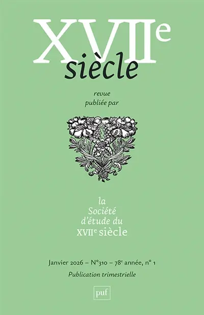 Dix-septième siècle, n° 310