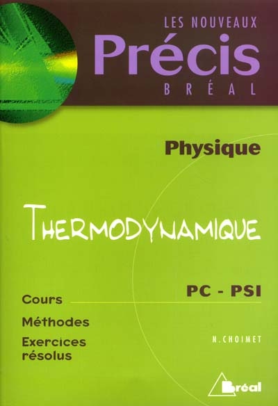 Physique : thermodynamique PC-PSI