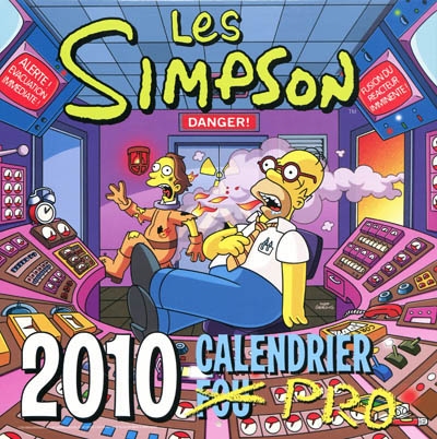 Les Simpson 2010 : calendrier pro