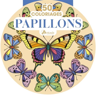 50 coloriages papillons
