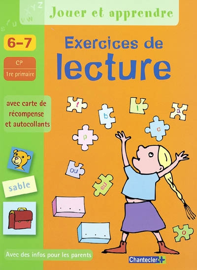 Exercices de lecture CP-1re primaire, 6-7 ans