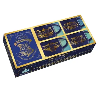 Harry Potter : coffret mini mugs des 4 maisons