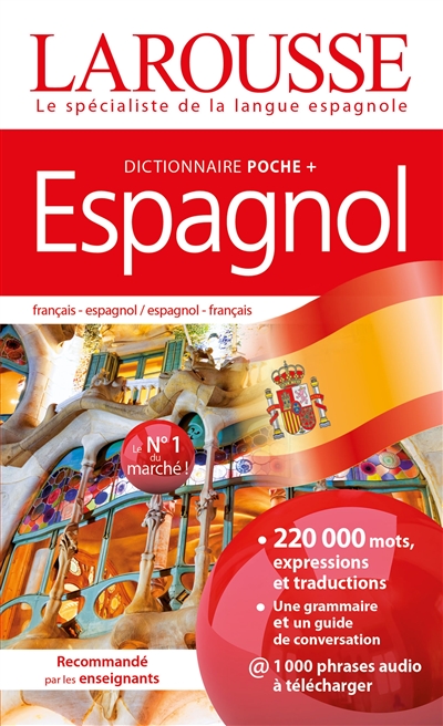 Espagnol : dictionnaire poche + : français-espagnol, espagnol-français
