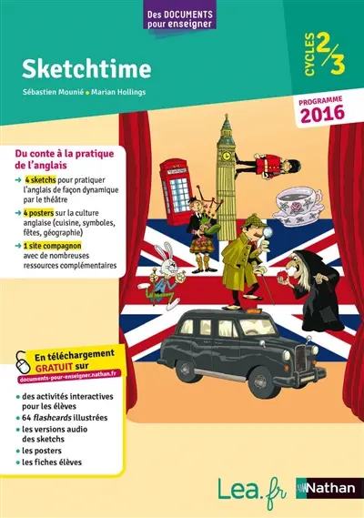 Sketchtime, cycle 2 et 3 : programme 2016