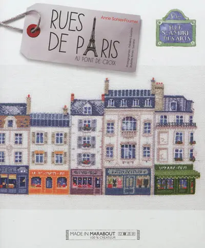 Rues de Paris au point de croix