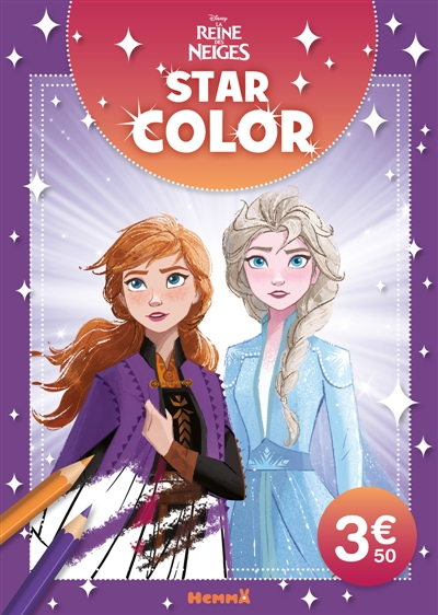 Disney La Reine des Neiges : Star Color (Elsa et Anna forêt enchantée)