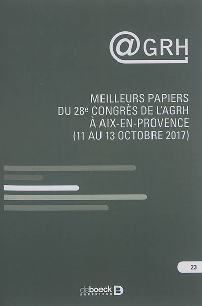 @GRH, n° 23. Meilleurs...