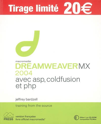 Dreamweaver MX 2004 avec ASP, Coldfusion et PHP