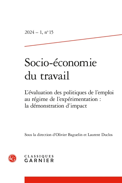 Socio-économie du travail,...