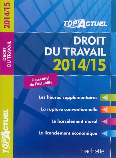 Droit du travail : 2014-15