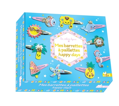 Mes barrettes à paillettes happy days