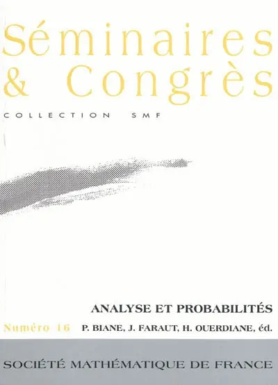 Analyse et probabilités