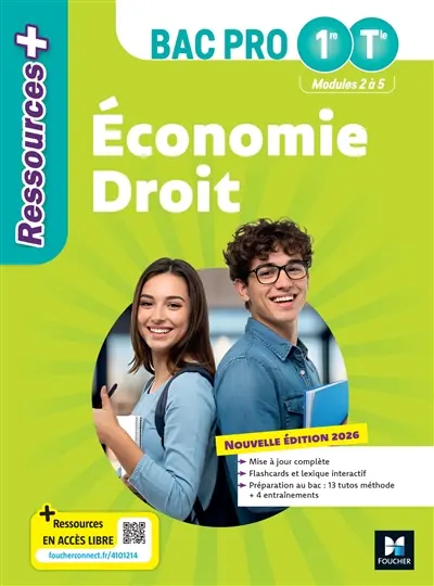 Economie droit bac pro 1re, terminale : modules 2 à 5