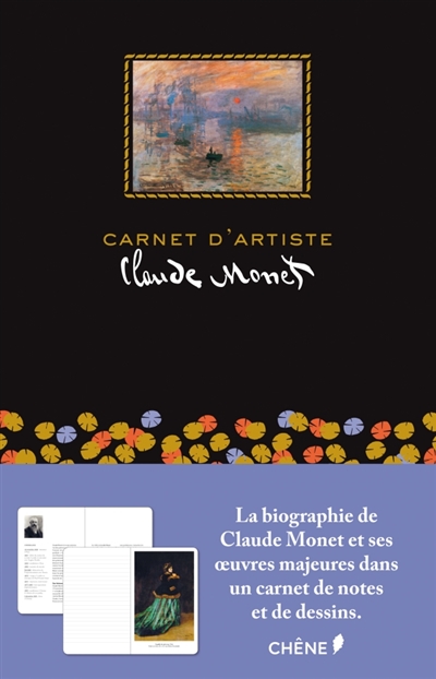 Carnet d'artiste Claude Monet