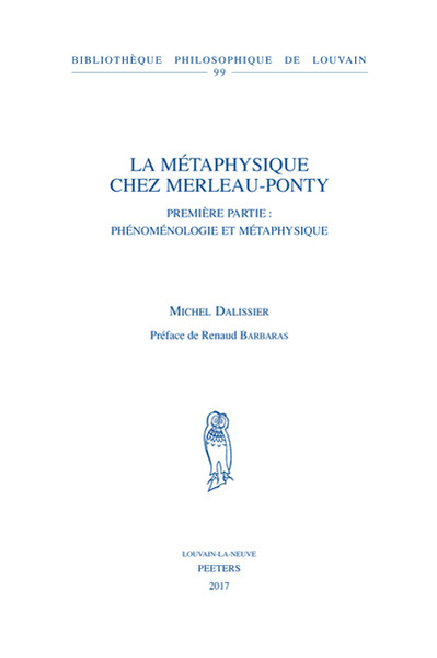 La métaphysique chez Merleau-Ponty