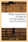 Pillage et profanation de...