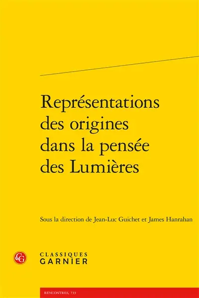 Représentations des origines dans la pensée des Lumières