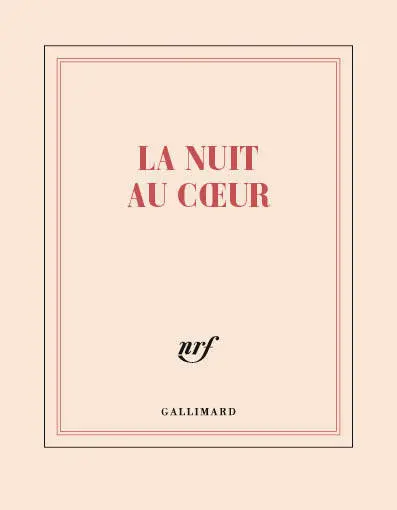 La nuit au coeur : carnet carré
