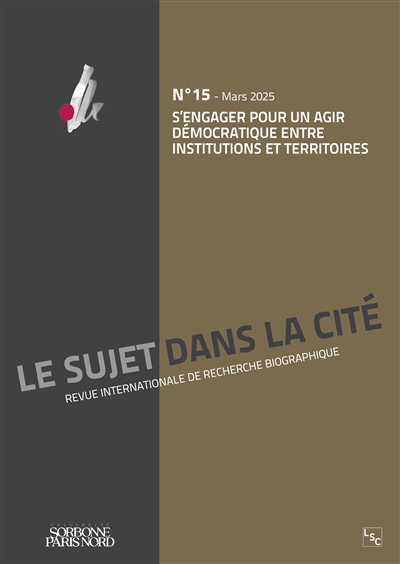 Sujet dans la cité (Le) :...