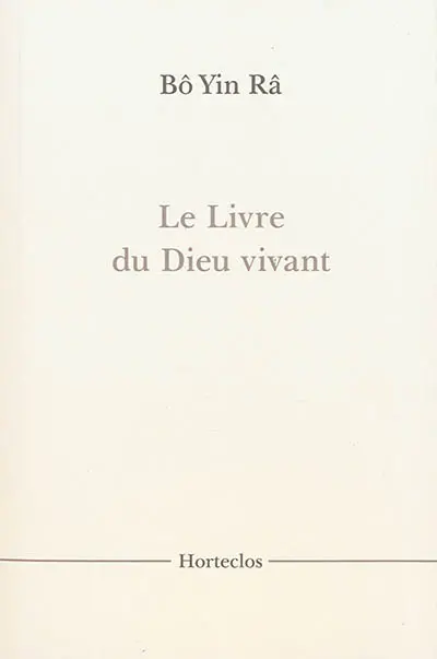Le livre du Dieu vivant