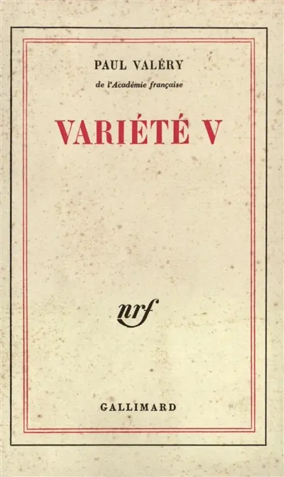Variété. Vol. 5