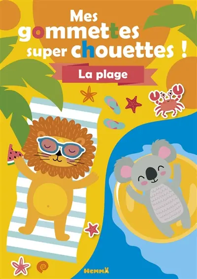 La plage : mes gommettes super chouettes !