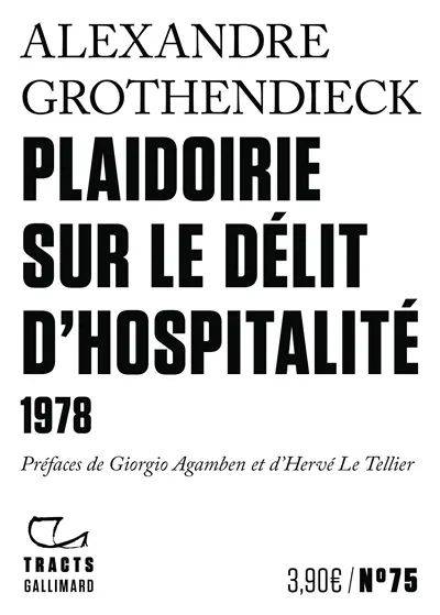 Plaidoirie sur le délit d'hospitalité : 1978 Plaidoirie sur le délit d'hospitalité : 1978