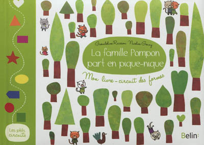 La famille Pompon part en pique-nique : mon livre-circuit des formes