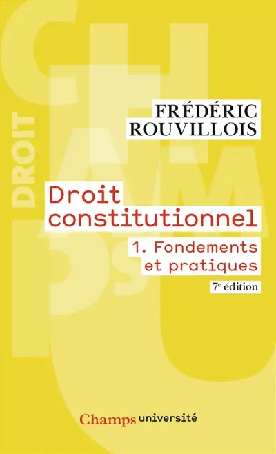Droit constitutionnel. Vol. 1. Fondements et pratiques