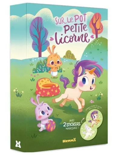 Sur le pot Petite Licorne ! : Avec 2 stickers magiques !