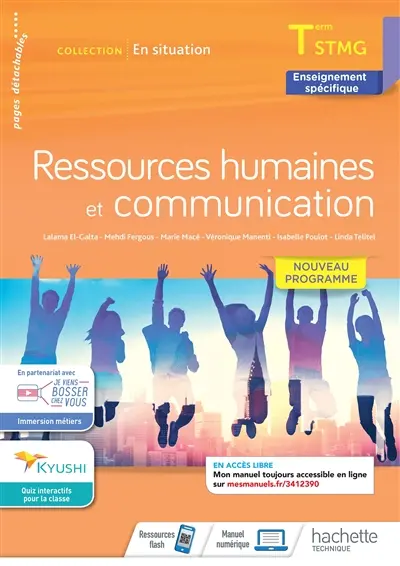 Ressources humaines et communication : terminale STMG, enseignement spécifique : nouveau programme