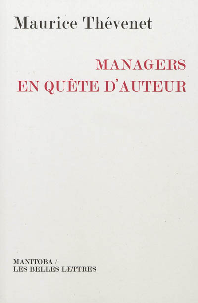 Managers en quête d'auteur