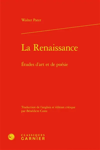 La Renaissance : études d'art et de poésie