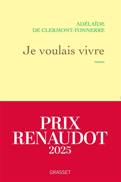 Je voulais vivre : Milady n'est pas une femme qui pleure... Elle est de celles qui se vengent.