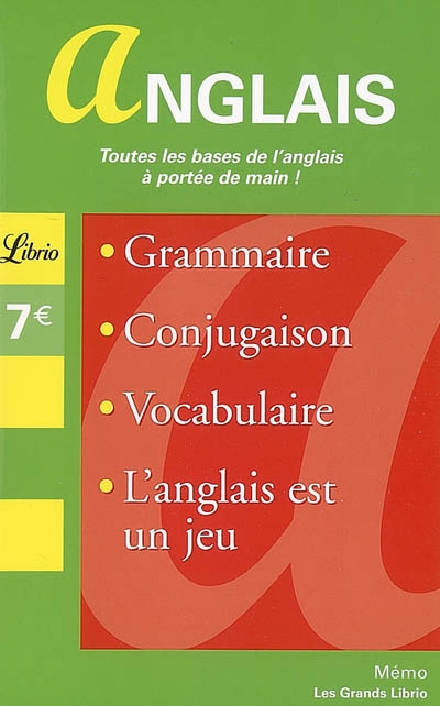 Anglais : grammaire, conjugaison, vocabulaire, l'anglais est un jeu