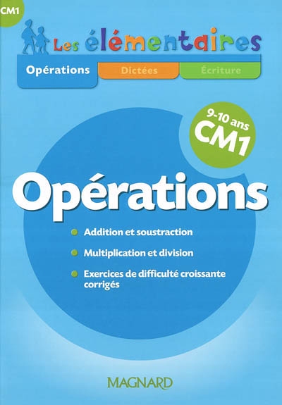 Opérations CM1, 9-10 ans