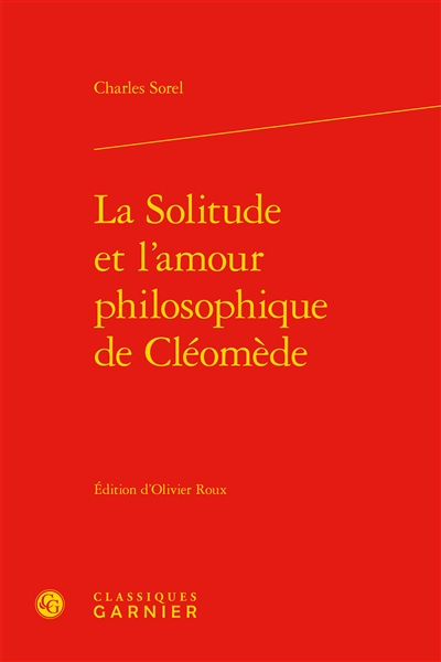La solitude et l'amour philosophique de Cléomède