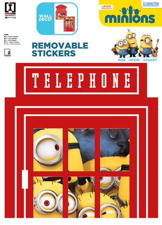 Minions : téléphone : stickers