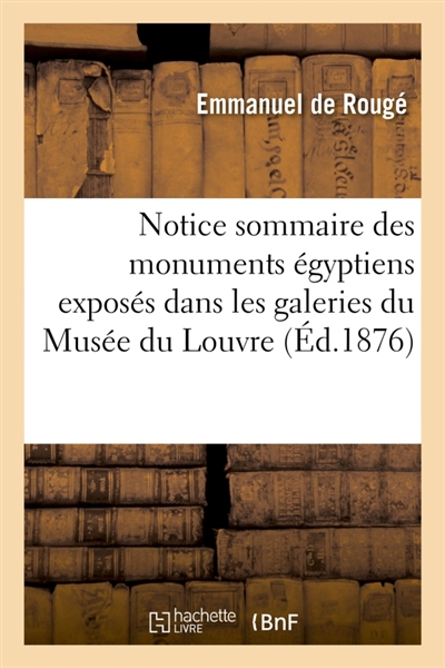 Notice sommaire des...
